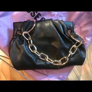 House of want black chill framed clutch